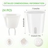 QUYLIXX 24 Pcs Self Watering Pots for Indoor Plants, 3