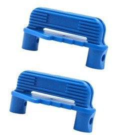 TopHomer 2 Packs Center Scriber Line Scriber with Magnetic Bottom Design Woodworking Marking Offset Marking Tool Fits Standard Wooden Pencils Easy to Use (Blue)
