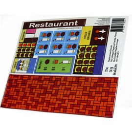 Toy Restore Replacement Stickers Fits Playskool Familiar Places McDonalds PlaySet Vintage 1974#430