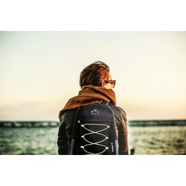 Lumbor37 Mochila de Senderismo Plegable Ligera Mochila de Viaje Plegable Resistente al Agua 25L