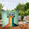 VOID Retro Music Cassette 70s Cushion Cover Sofa Cushion Decorative