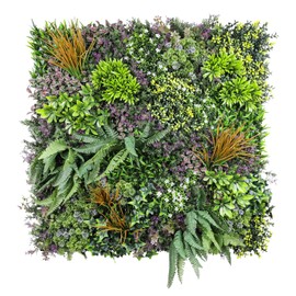 INFRANGE 1 pc 40" x 40" Artificial Boxwood Panel Hedge Topiary Plant Grass Backdrop Wall Privacy Fence Screen for Indoor Outdoor Garden Backyard Wedding Decor (Style 10)