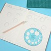 BOHUIZ Circle Template for Drawing, Plastic Round Stencil Templates Professional