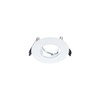 Integral EvoFire Fire Rated Downlight GU10 Matt White (4 Pack)