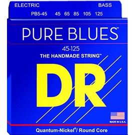 DR Strings PURE BLUES Bass Guitar Strings (PB5-45)