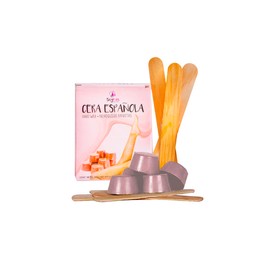 Cera Española Baykini En Pastillas Para Piel Sensible 250 Gr (Rosas)