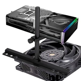 GPU Support Bracket Adjustable GPU Sag Brackets Brace Graphics Card Support Video Card Stand Holder for 12.9cm Fan Aluminum