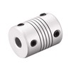 sourcing map 4mm to 6mm Aluminum Alloy Shaft Coupling Flexible