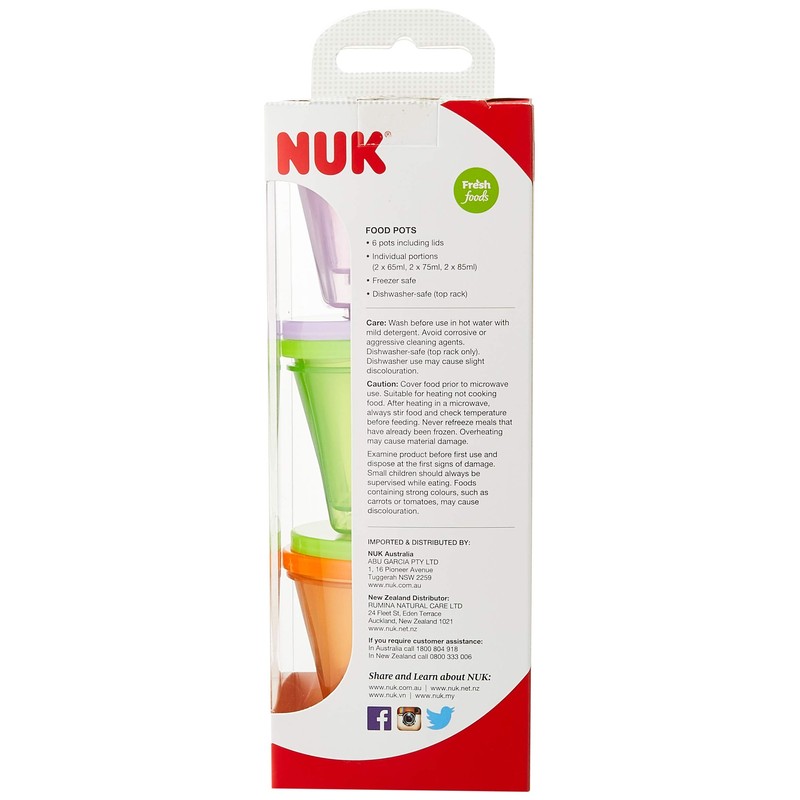 NUK Fresh Foods Stackable Pots
