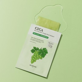 skin food [Skinfood] Shine Muscat Cica Sheet Mask Pack 10 sheets 24ml / [스킨푸드]샤인머스캣 시카 시트 마스크팩 10매입 24ml