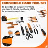 58-Piece Tool Kit Basic Home Repair Tool Set, General Household