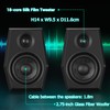 Sanyun SW209 36W Computer Gaming PC Speakers - 2.75" Fiberglass
