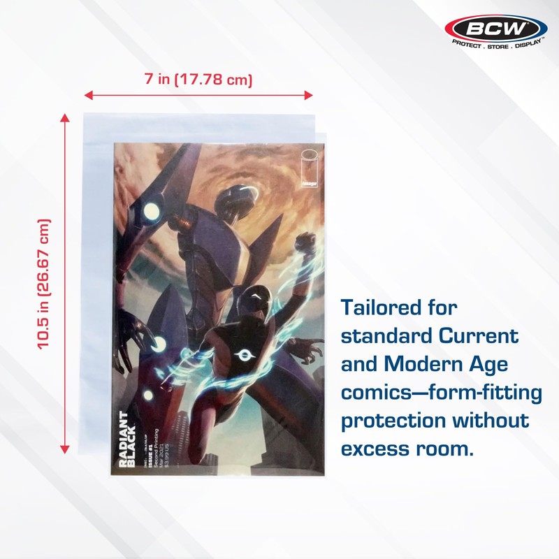 BCW Current/Modern Comic Mylar Archivals - 2 MIL - 50