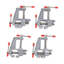 4PCS Portable Mini Table Clamp Aluminum Alloy Mini Bench Vice Clamp for Handcraft DIY