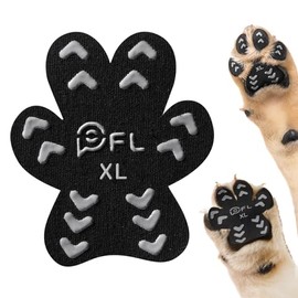 almohadillas para orejas protectoras antideslizantes para perros mayores, pegatinas negras con fuerte tracción en piso de madera dura, artículos esenc