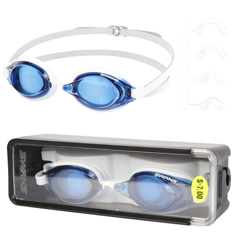 SWANS SR-2NEVOP Optical Swimming Goggles with Prescription for Myopia Tinted