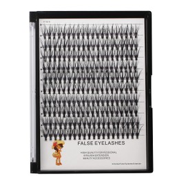 Bodermincer 200pcs/Pack C Curl 20 Root Thickness 0.07mm Professional Makeup Individual Lash Cluster Black Individual Cluster Eye Lashes Grafting Fake False Eyelashes Lash Clsuter Wispy (20mm)