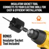 Electric Fence Insulators Screw-in Wooden Posts - Suitable for Polytape