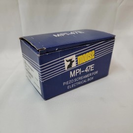 Moose Mpi-47e Piezo Screamer For Electrical Box White