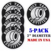 Unbranded/Generic 5 pack Funny DUCT TAPE CERTIFIED Hard Hat Bump Cap Helmet Stickers Decals 5x SLV