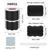 Chalkboard Labels,WWW 240 Pcs Chalkboard Stickers Labels Reusable Waterproof Blackboard