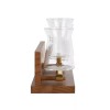 Better Homes and Gardens 3 Beaker Propagation Station, Beige Wood