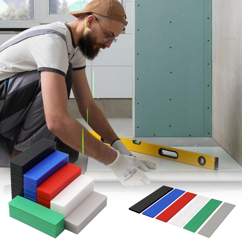 MISIQIMA Pack of 90 Plastic Spacers, 10 x 2.8 cm