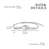 Sterling Silver Daughter Inspirational Adjustable Bracelet for Teen Girls