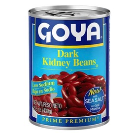 Goya Dark Red Kidney Beans Low Sodium, 15.5 oz, 2-Pack