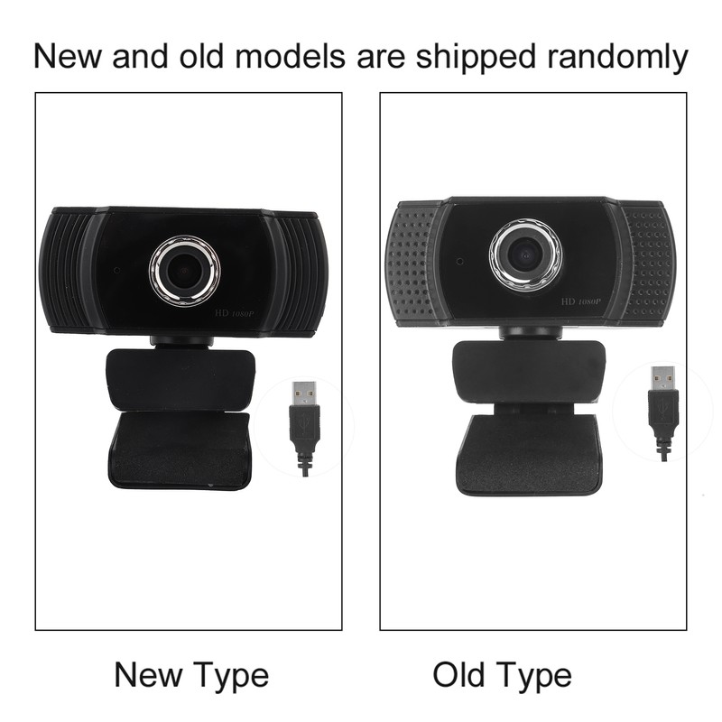 1080P Webcam Cameras for Computers with Builtin Microphone for Online