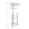 SunnyPoint Bathroom Heavyweight Toilet Tissue Paper Roll Storage Holder Stand