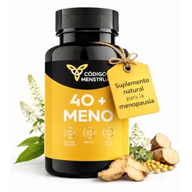 40 MENO Apoyo natural para Menopausia y Perimenopausia Bienestar Hormonal Femenino Bochornos Suplemento Naturale con Black cohosh Maca Camote...      