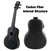 Electric Concert Ukulele, EASTROCK Carbon Fiber 23 Inch Ukelele Kit