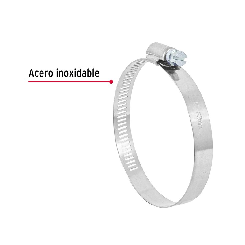 Fiero AB-44, Bolsa con 5 abrazaderas sin fin reforzadas #44,