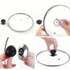 Kjzeex Universal Stainless Steel Replacement Knob Handle,Dutch Oven Knob Bakelite