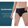 AIRCUTE Washable Super Absorbency Urinary Incontinence Underwear for Men, Soft