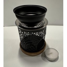 Ätherische Öle | Wachsschmelzbrenner mit Teelichthalter - Stilvoller Aromatherapie-Diffusor für Zuhause, Büro & Spa - Entspannende Düfte, Ambiente Geschenk für ätherisches Öl, Wachsschmelzen, Harz