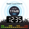 Loud Alarm Clock for Bedroom, Digital Alarm Clock with RGB