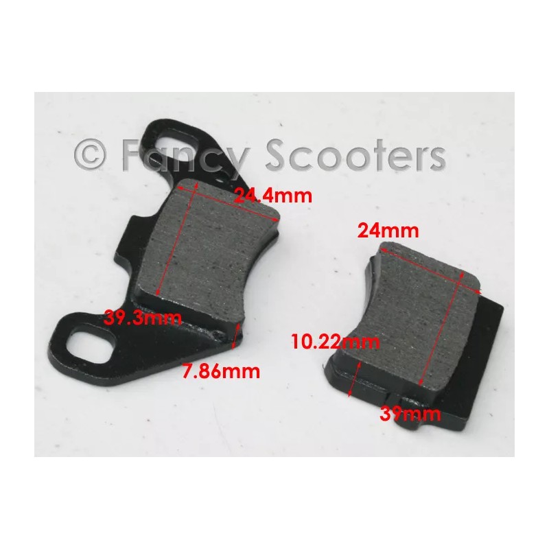Fancy Scooters FRONT AND REAR BREAK PADS FOR TRAILMASTER XRX