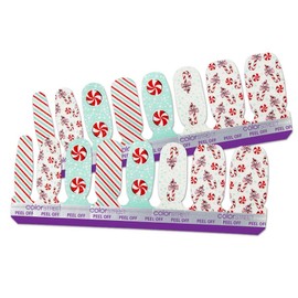 Color Street 'Peppermint, Please' (FDS729) - Nail Polish Strips Holly Jolly Days (Winter Holiday 2024)