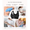 FeelinGirl Front Closure Post Surgery Compression Bra with Adjustable Straps