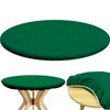 Felt Card Table Game Cover 36.2 Inch Round Tablecloth Poker