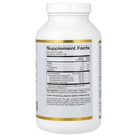 California Gold Nutrition, Omega 3, Premium Fish Oil, Fish Gelatin Softgels 240 Tablets / California Gold Nutrition (캘리포니아골드뉴트리션), 오메가3, 프리미엄 피쉬 오일, 피쉬 젤라틴 소프트젤 240정