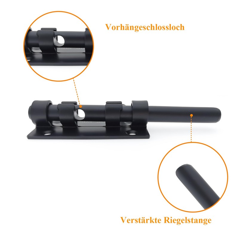 Sliding Bolt Gate Bolt Thickened Heavy Duty Door Bolt Lock
