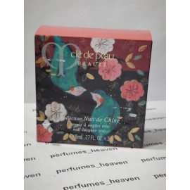 Shiseido CLE DE PEAU BEAUTE Collection Nuit De Chine Nail Polish Lacquer RED GOLD GREY SE