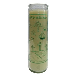 AJO Macho Yellow Perfumed Pillar Candle