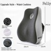 Memory Foam Seat Cushion and Lumbar Support Pillow for Office