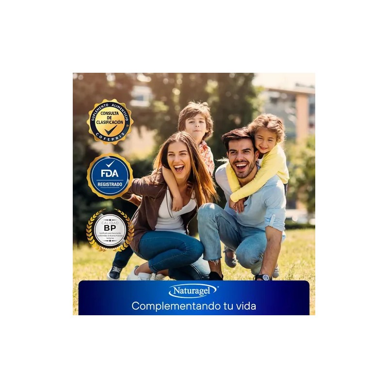 Naturagel Complejo B Con Omega 3 700 Mg 30 Capsulas