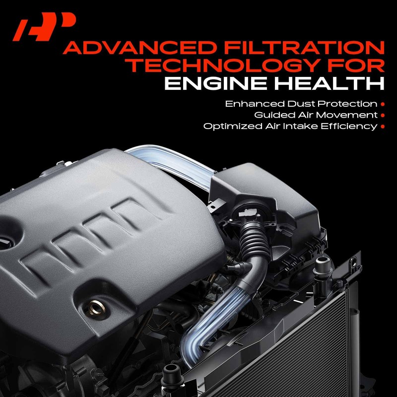 A-Premium Engine Air Filter Cleaner Box Housing with Air Strainer