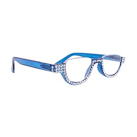 The Half Moon, Reading Glasses For Women Adorned W Genuine European Crystal +1.25 +1.50 +1.75 +2.00 +2.25 +2.50 +2.75 +3.00 +3.50 +4.00 NY Fifth Avenue (+1.00)